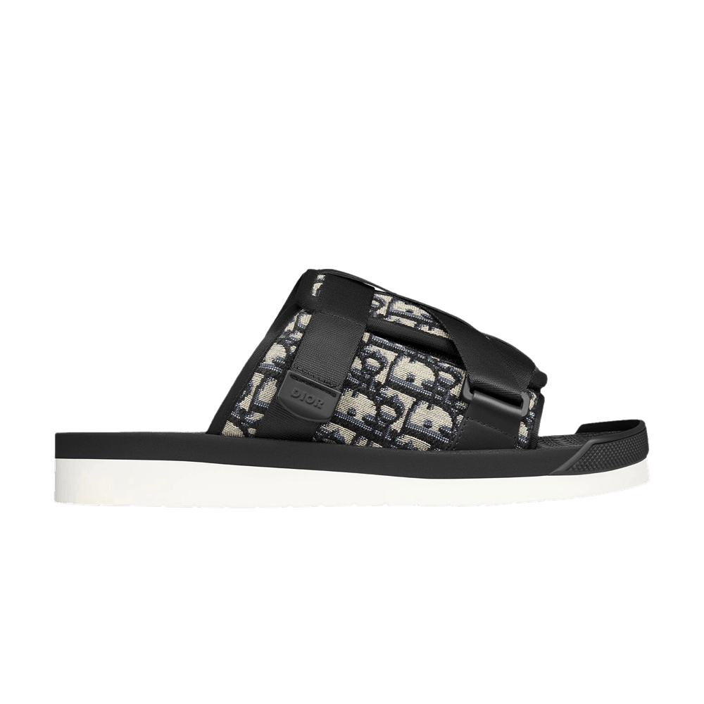 Dior Alpha Sandal 'Dior Oblique 'Beige Black'