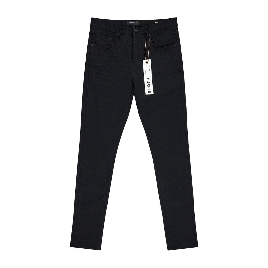 Purple Brand Black Raw Jeans