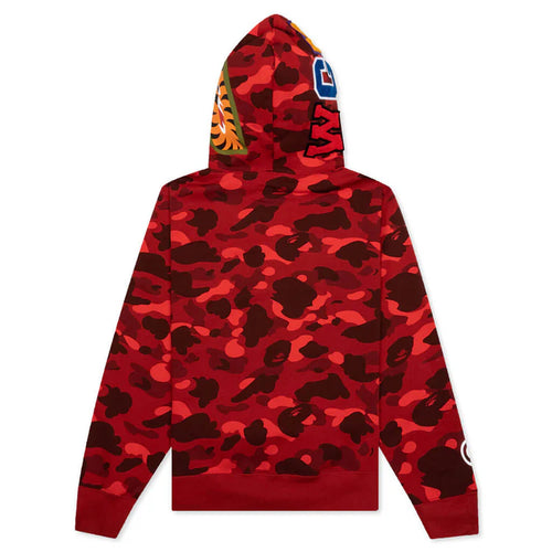 ABC CAMO SHARK FULL ZIP HOODIE 'Red'