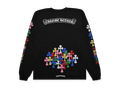 Chrome Hearts Cross Long-Sleeve T-Shirt 'Black/Multicolor'