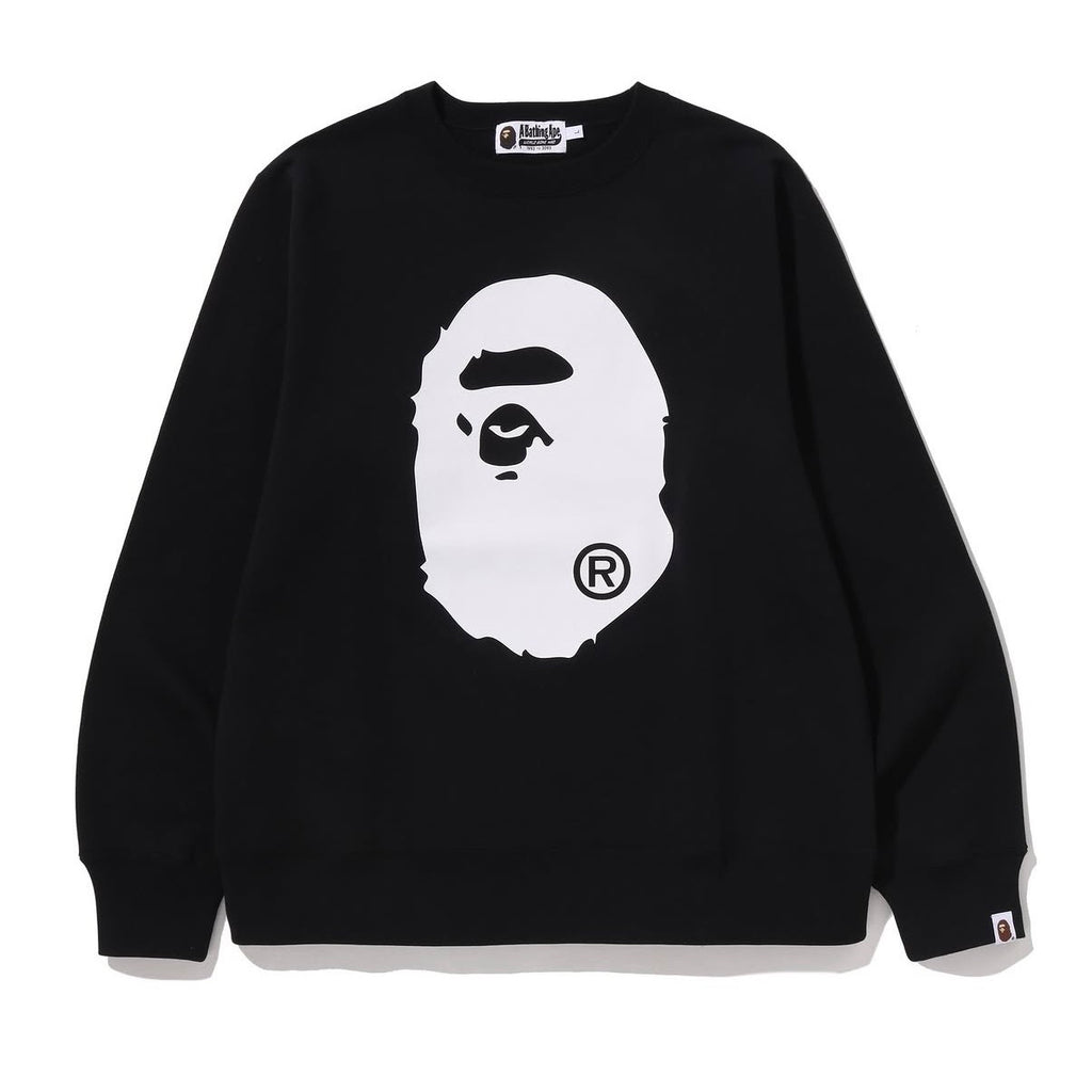 BIG APE HEAD CREWNECK SWEATSHIRT