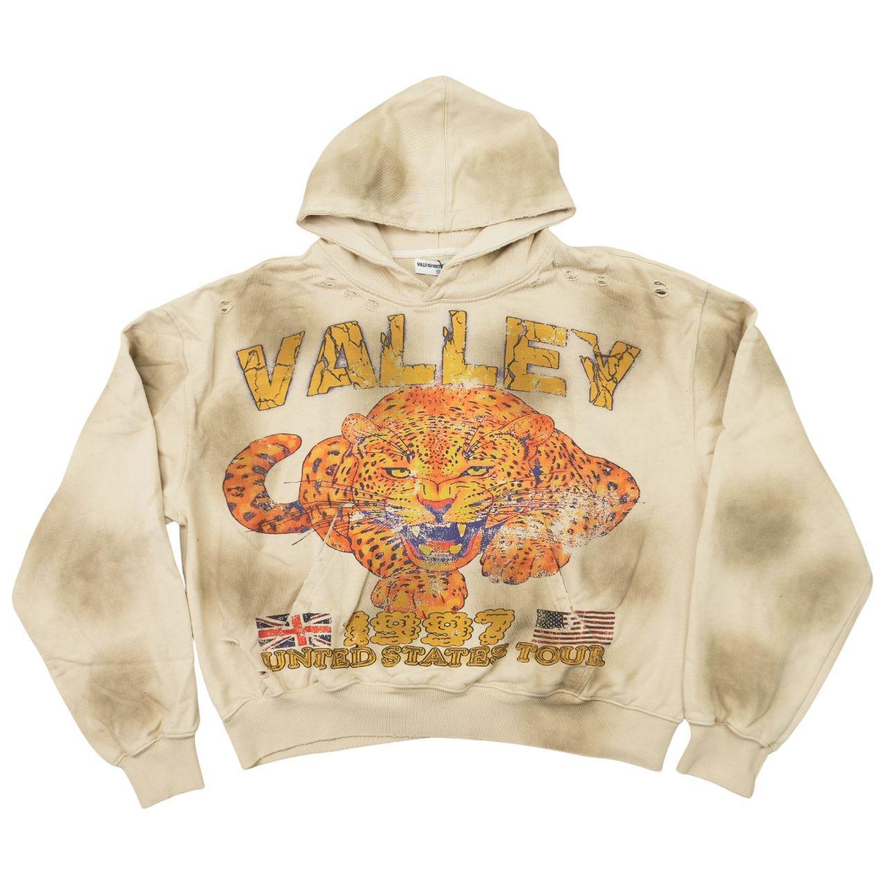 Vale Forever Tour Cheetah Pullover Hoodie 'Cream'