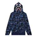 BAPE Color Camo Detachable Shark Full Zip Hoodie 'Blue'