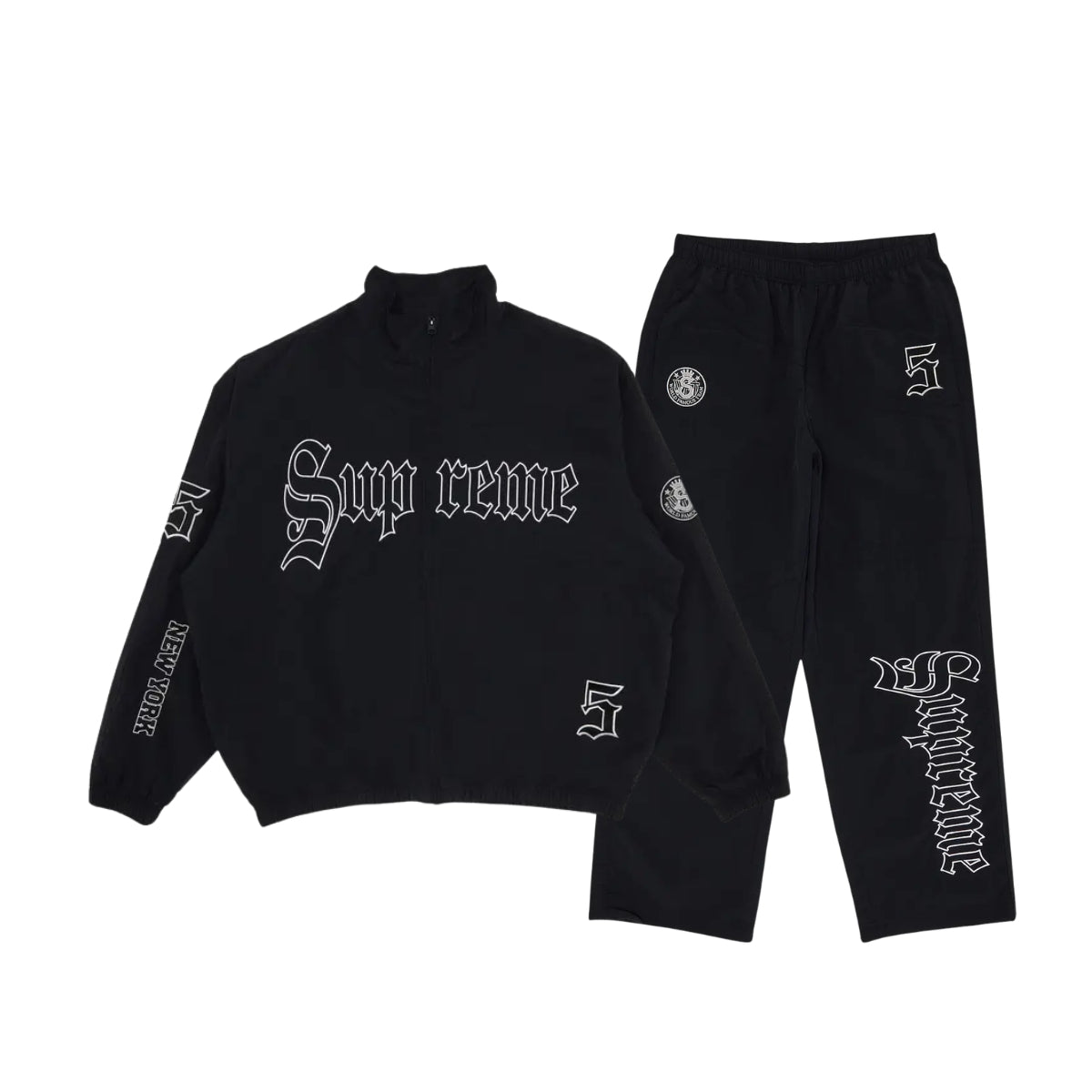 Supreme Old English Tracksuit 'Black'