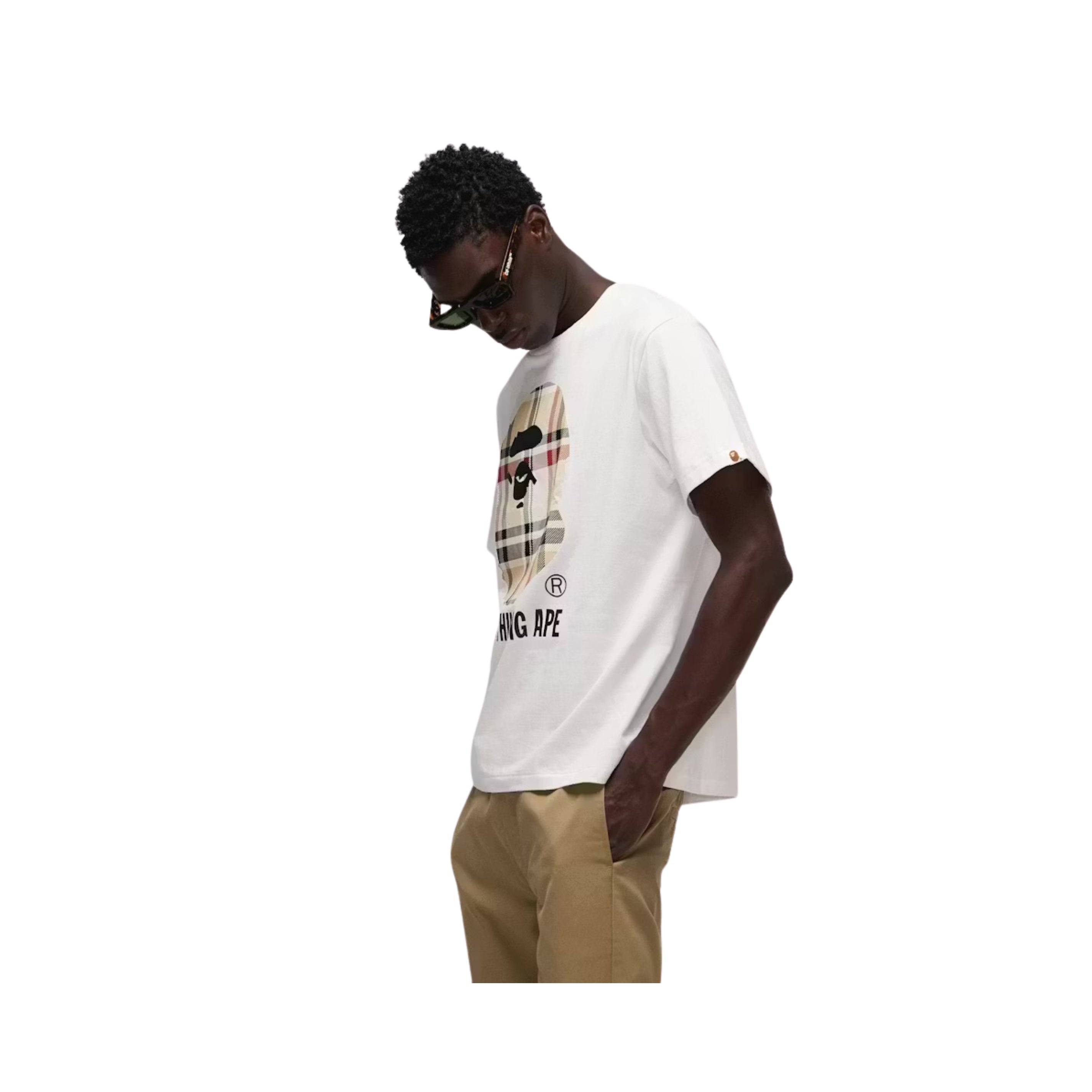 BAPE A Bathing Ape Check by Bathing Tee