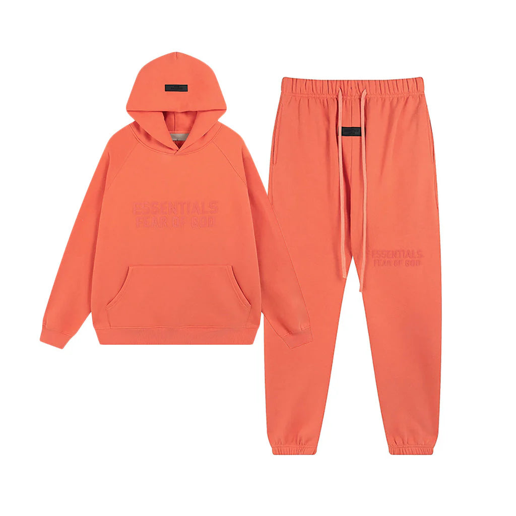 Essentials Sweatsuit 'Coral Red'
