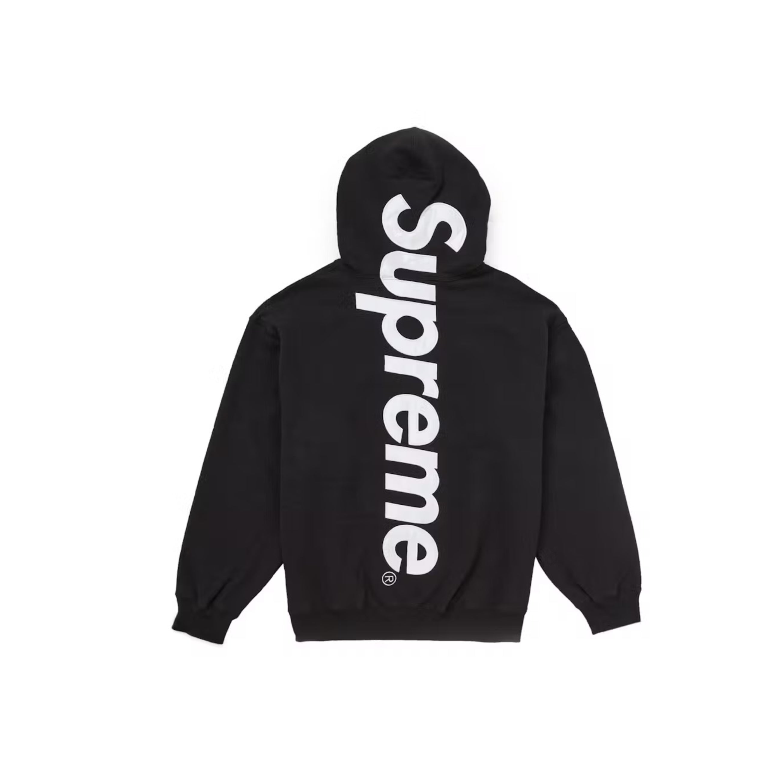 Supreme Satin Appliqué Sweatsuit 'Black'
