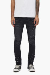 P001 Black Resin Knee Slit 'Purple Brand'