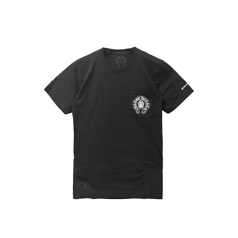 Chrome Hearts Horseshoe Logo Pocket T-Shirt 'Black'