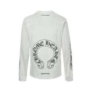 Chrome Hearts Floral Long-Sleeve 'White/Black'